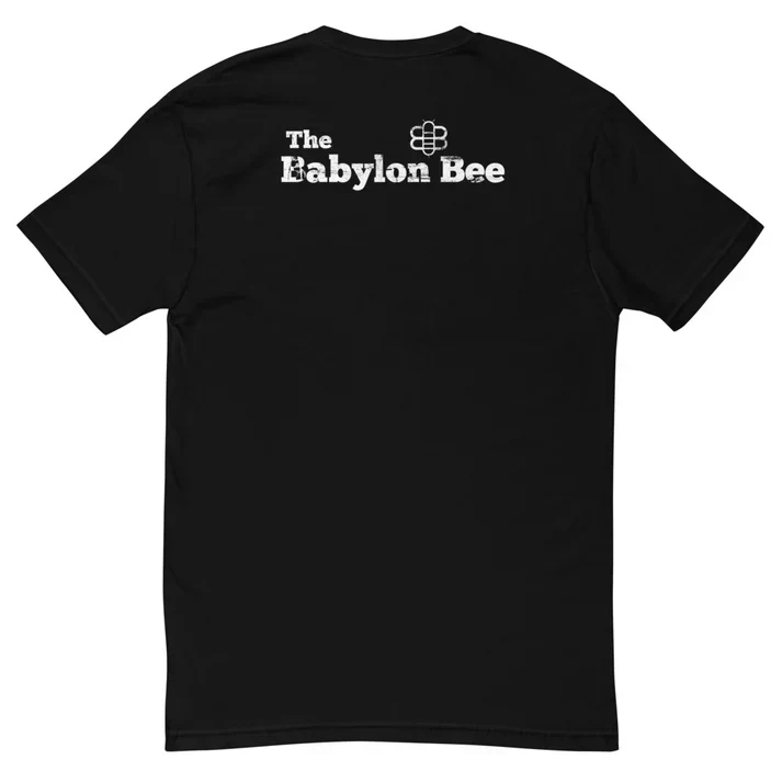 Babylon Bee Distressed T-Shirt - Front & Back Print - Image 4