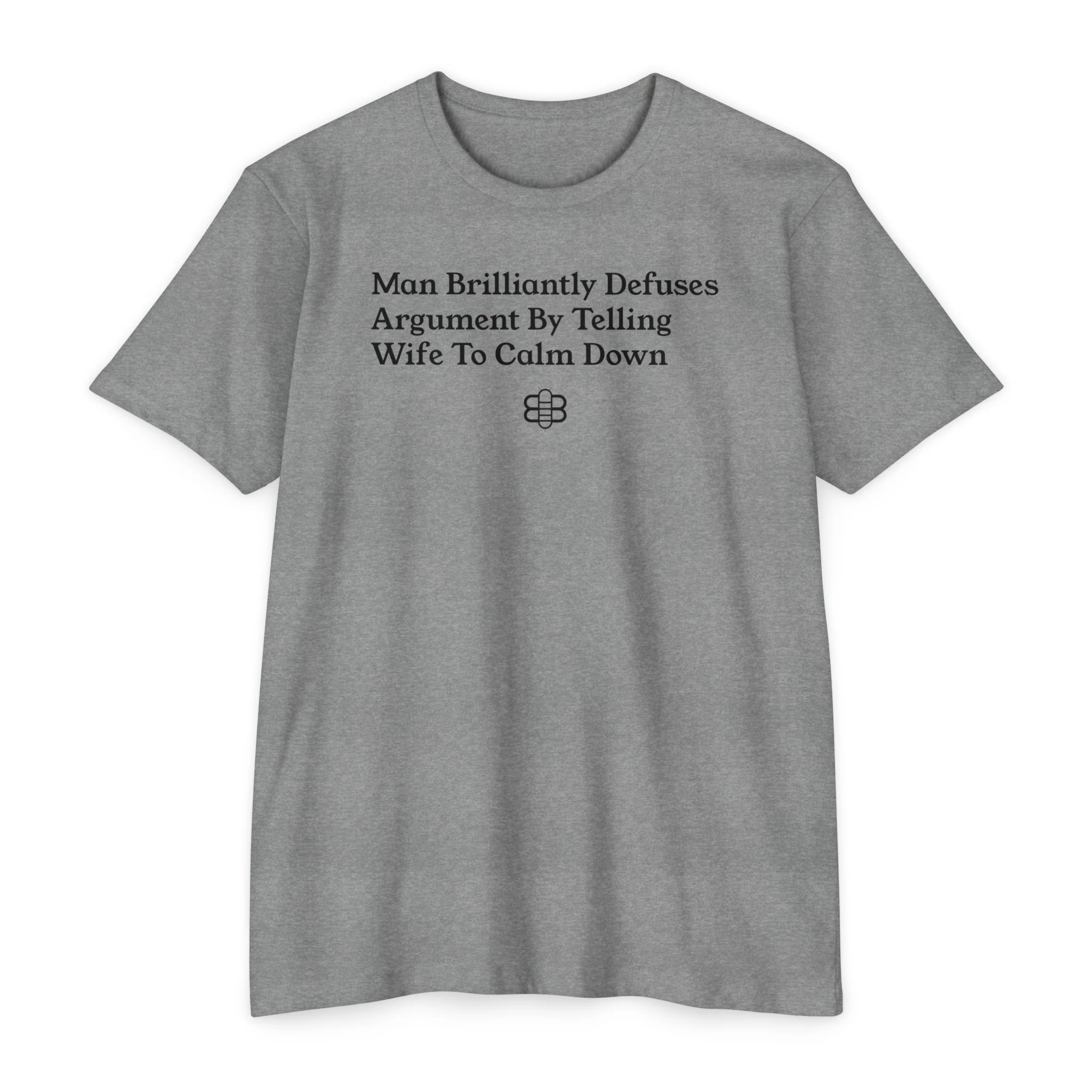 Wife Calm Down T-Shirt - Image 3