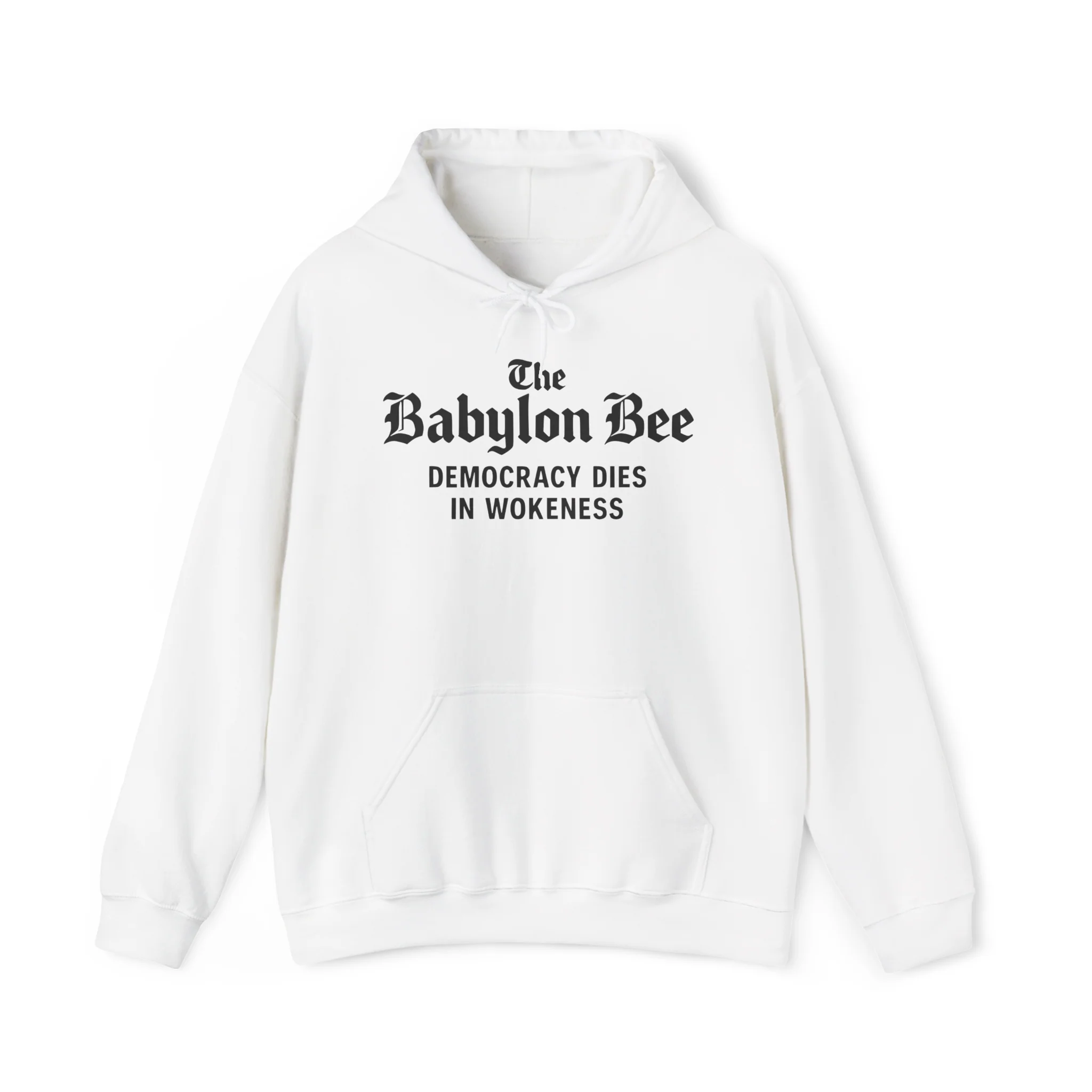 Democracy Dies in Wokeness Hoodie - Image 3