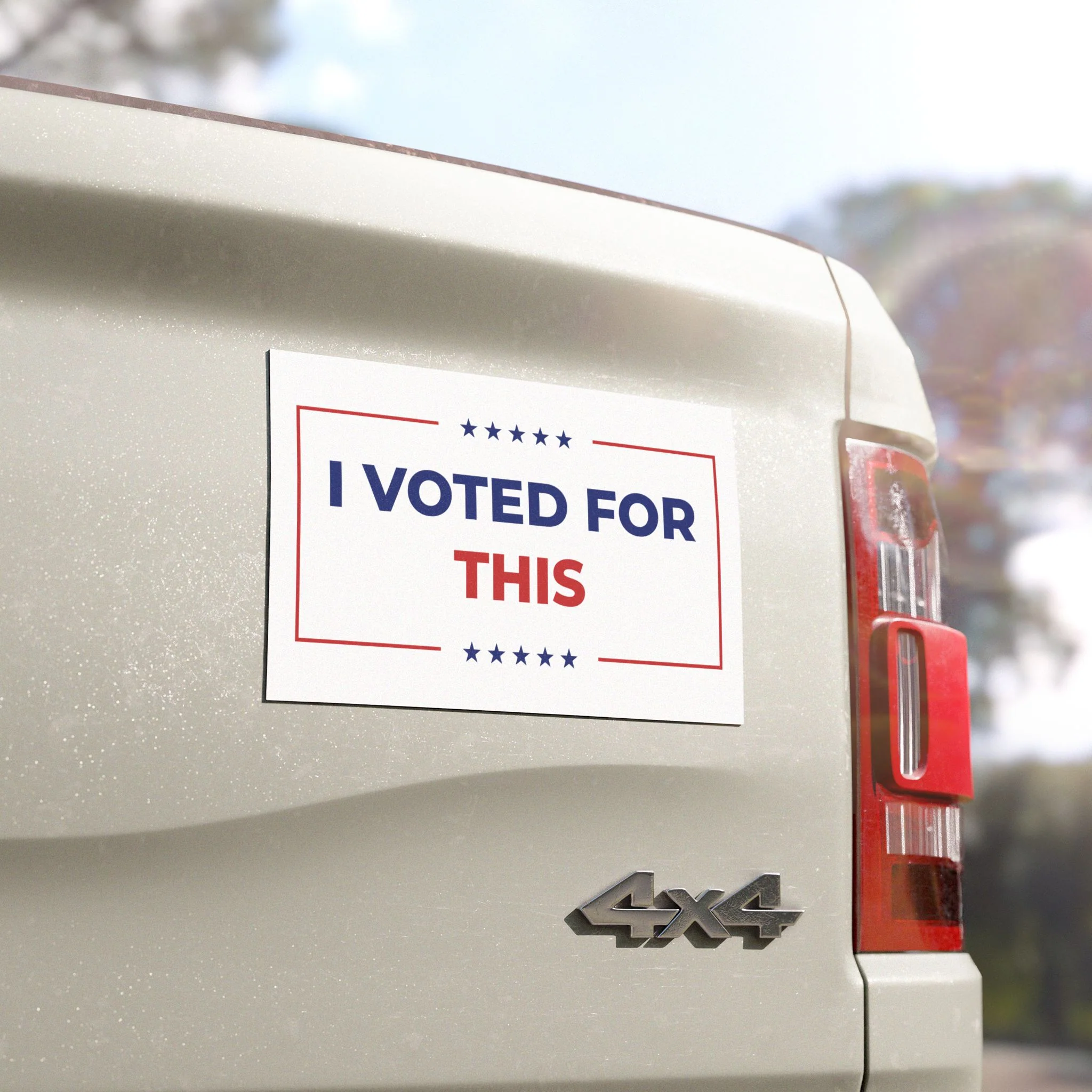 I Voted For This Bumper Magnet - Image 3