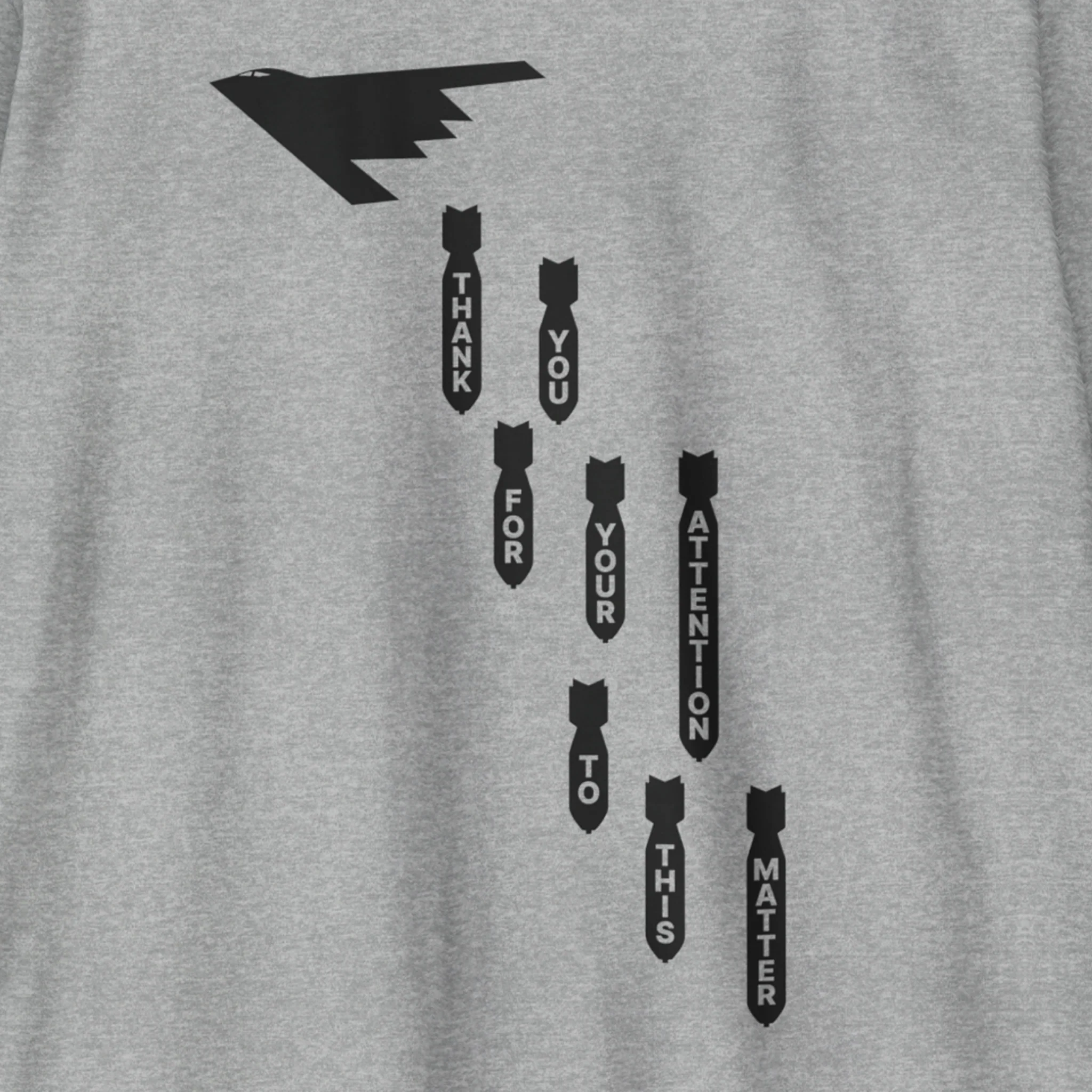 Thank You For Your Attention To This Matter B-2 T-Shirt - Image 2