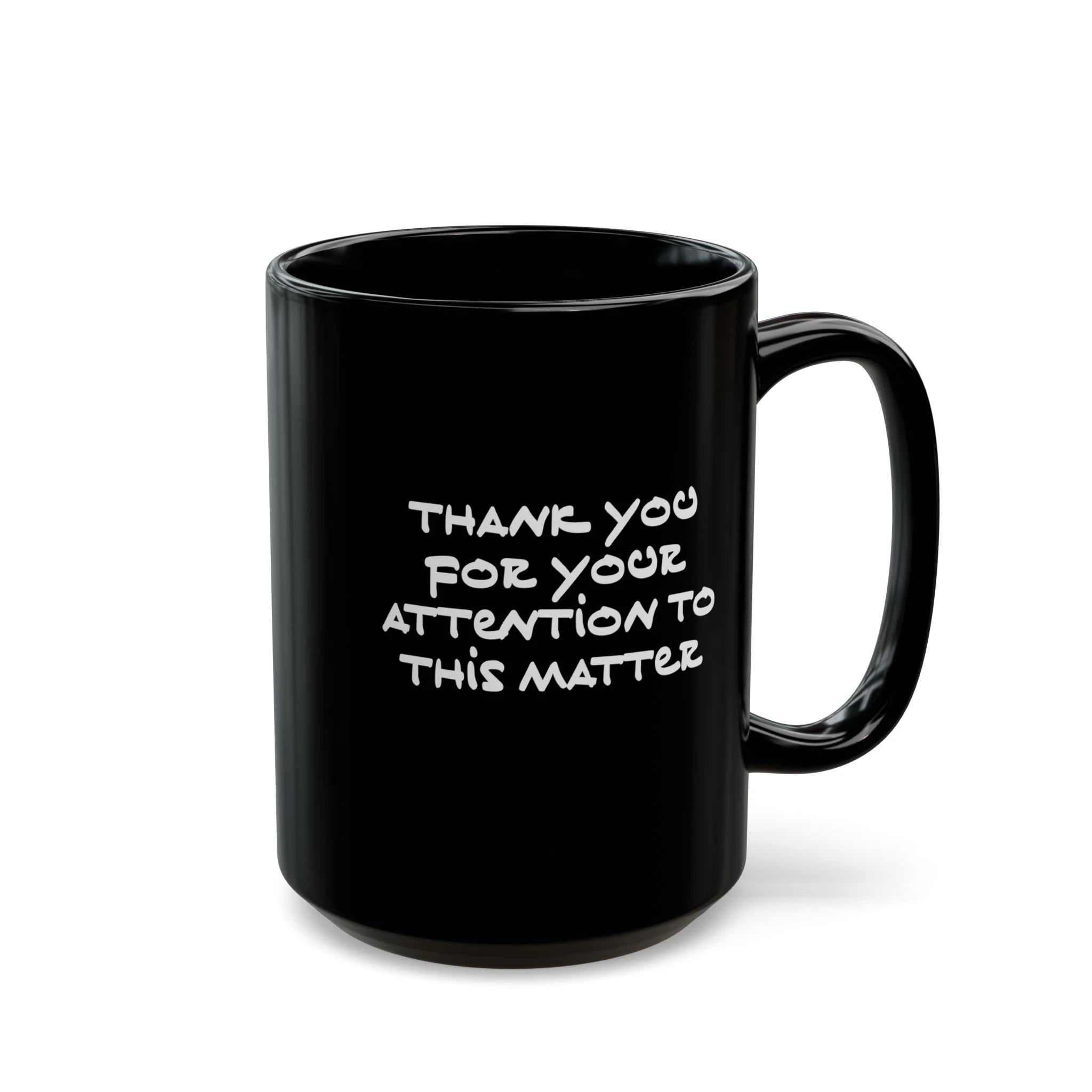 Trump Handwriting Mug - Black - Image 3