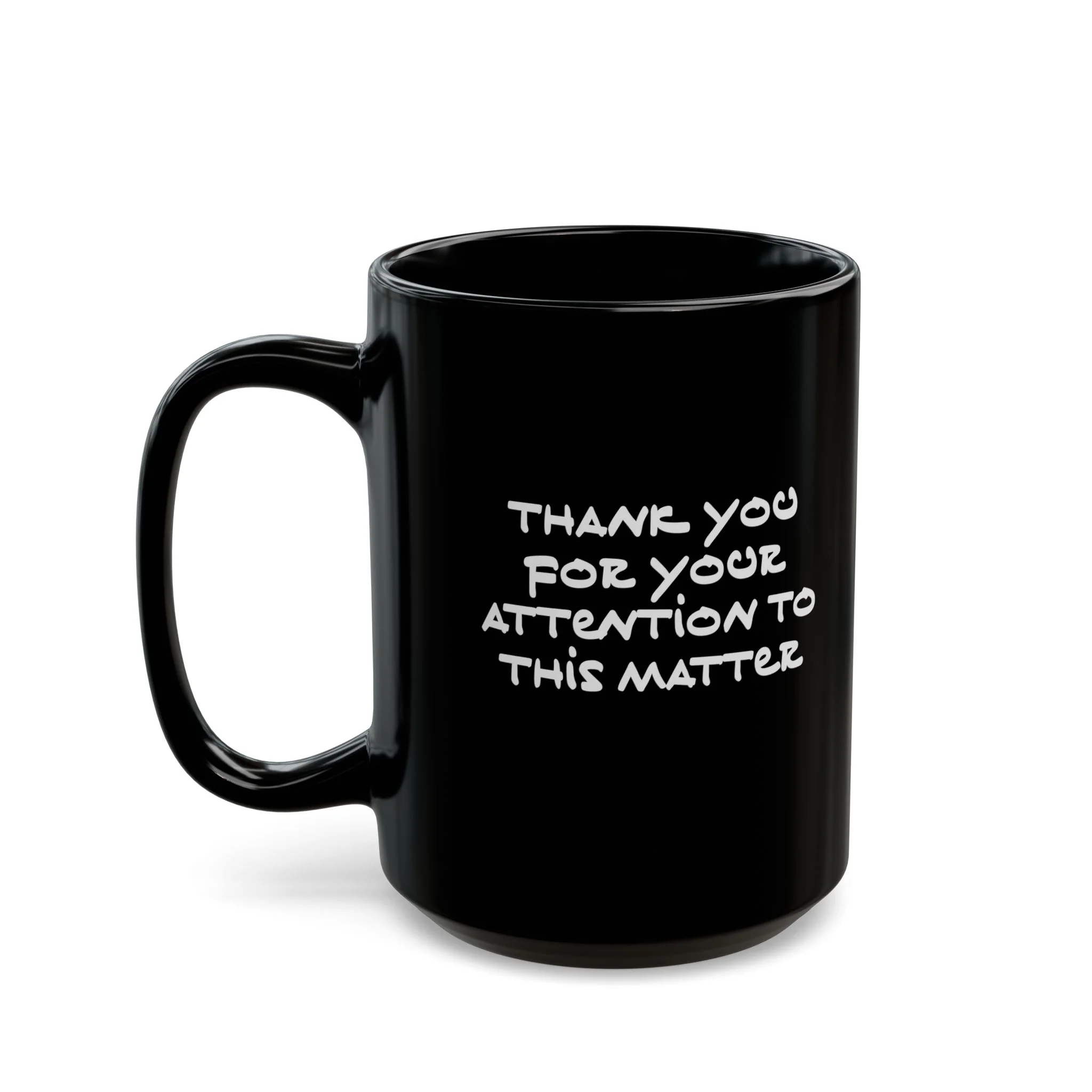 Trump Handwriting Mug - Black - Image 4