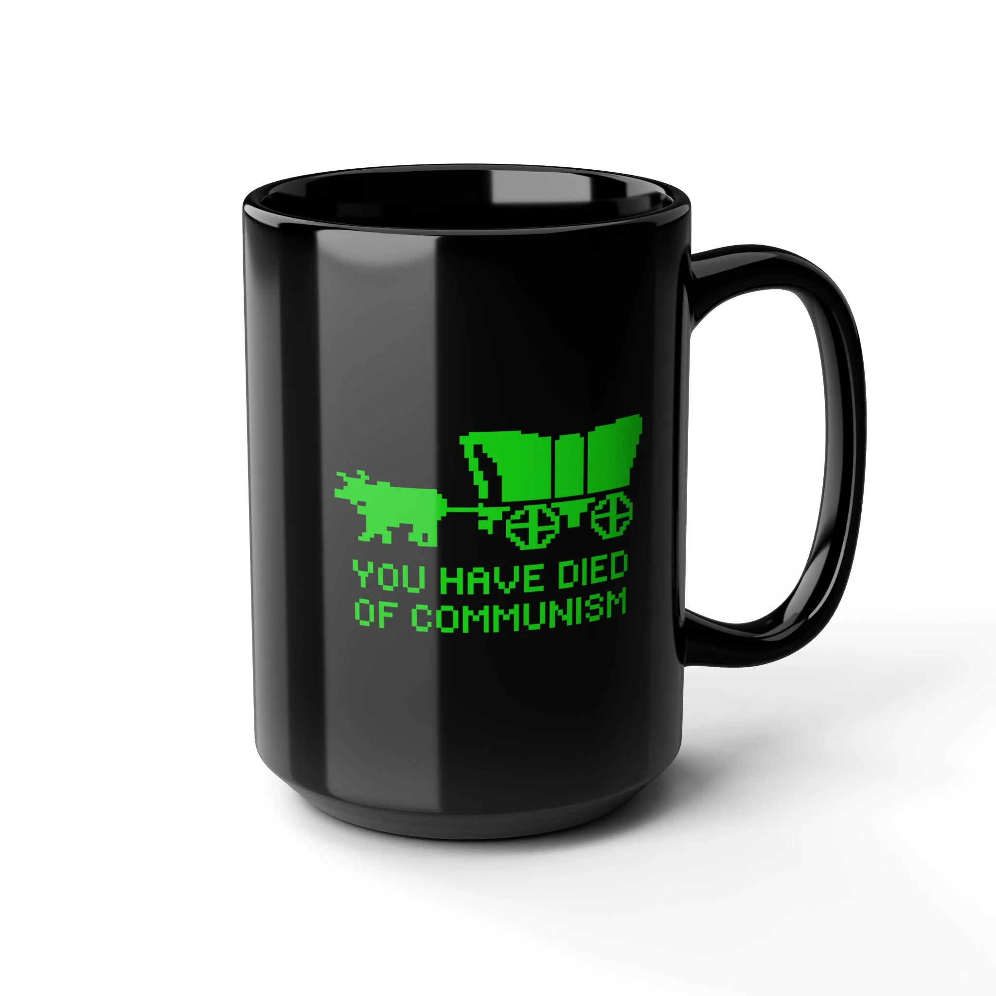 You Have Died Of Communism Mug – Black, 2 Sizes - Image 5